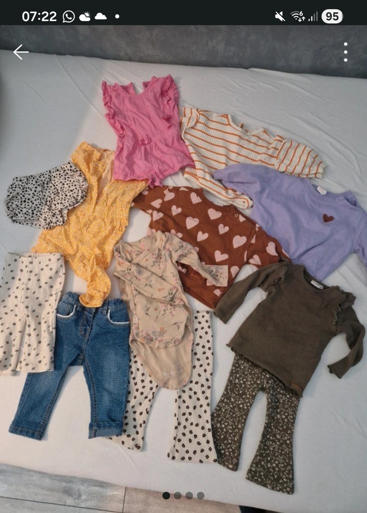 Meisjes kleding maat 50 tm 68, Ophalen, Gebruikt, Maat 68