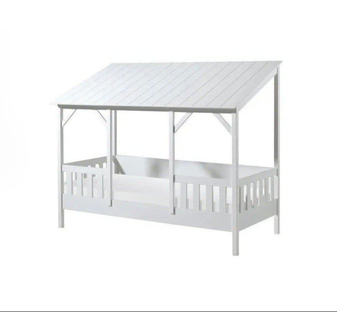 Huisbed voor kinderen - Wit. vipack, Ophalen, Gebruikt, 160 tot 180 cm, 85 tot 100 cm