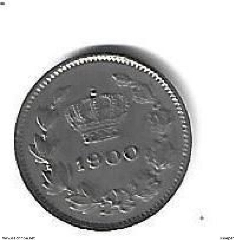romania 5 bani 1900 km 28 vf+, Verzenden, Overige landen, Losse munt