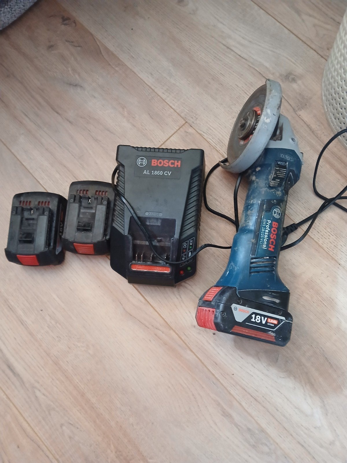 Bosch professional accu flex was nieuw over 400 euro, Ophalen of Verzenden, 1000 watt of meer, Haakse handslijpmachine