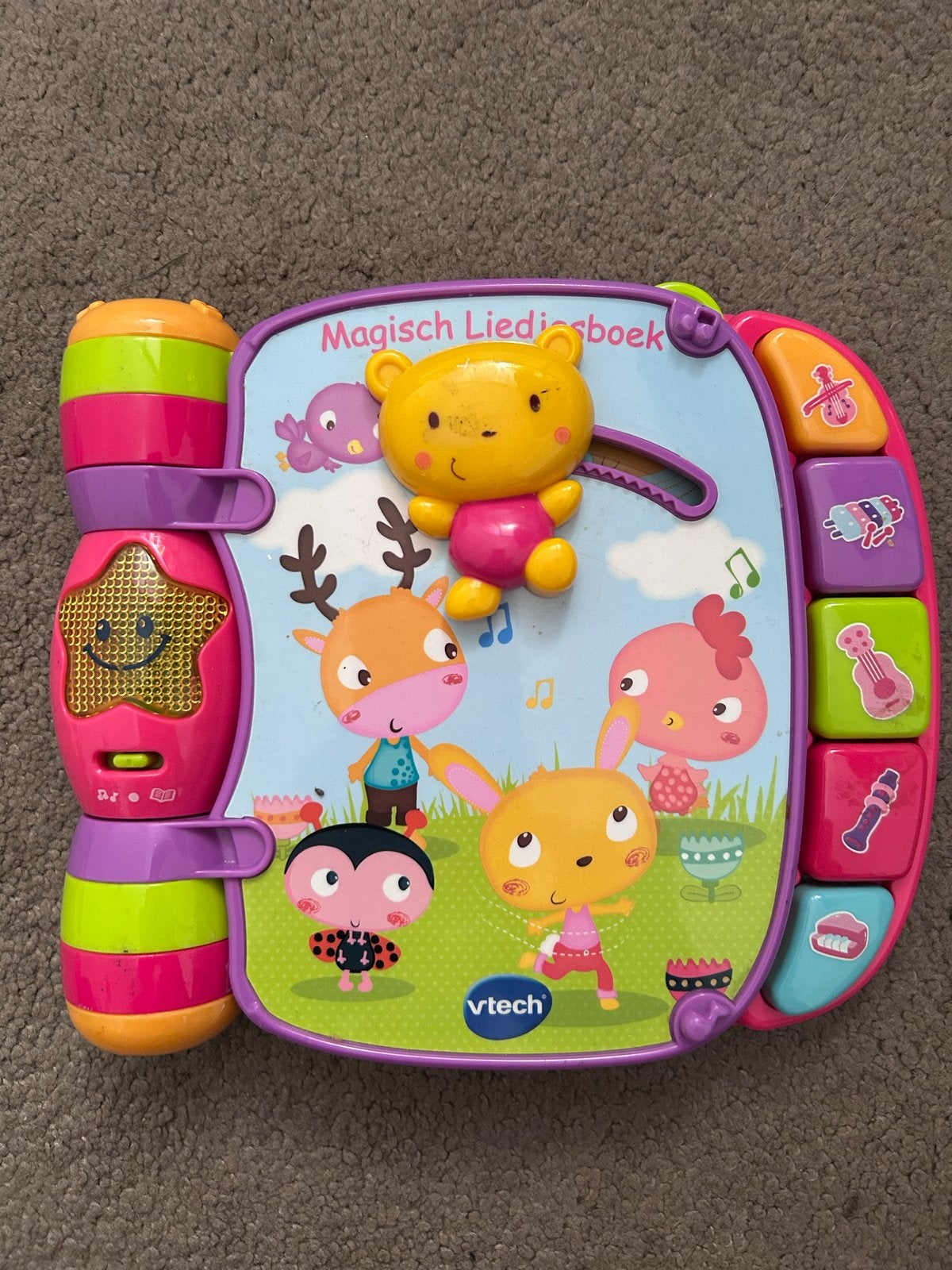 VTech Magisch Liedjesboek met licht en geluid, Kinderen en Baby's, Ophalen of Verzenden, Zo goed als nieuw, Overige typen, Met licht