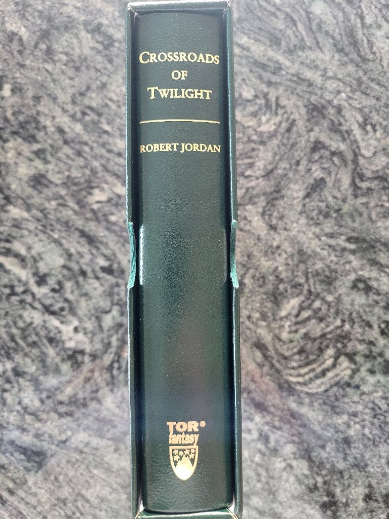 Crossroads of Twilight - zeldzaam, leergebonden, gesigneerd, Boeken, Robert Jordan, Ophalen of Verzenden, Zo goed als nieuw, Amerika