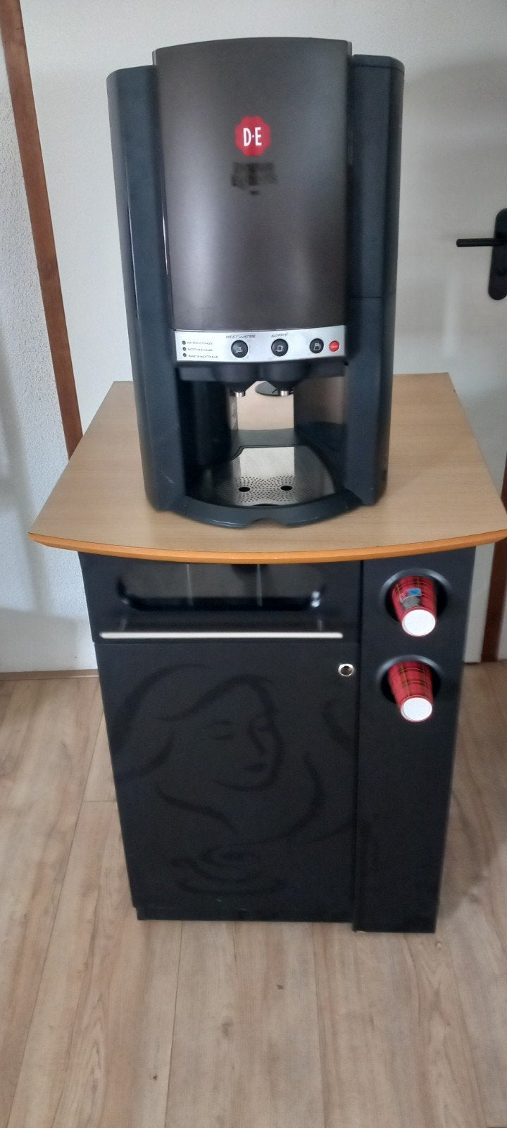 Cafitesse 50/51 van Douwe Egberts met onderzetkast., Witgoed en Apparatuur, Koffiezetapparaten, 10 kopjes of meer, Ophalen, Koffiemachine