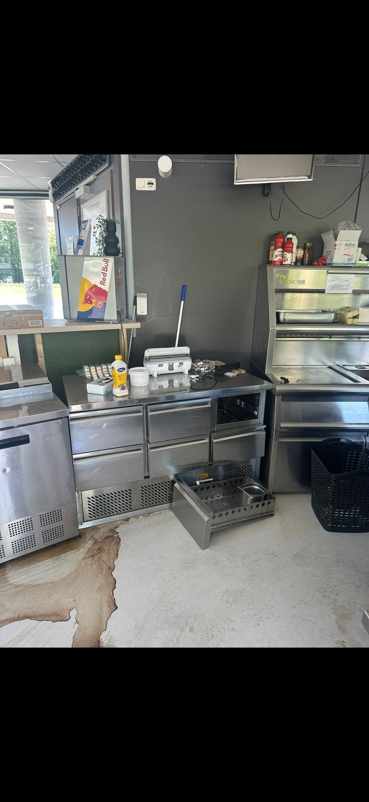 Koelwerkbank 6 lades koeling RVS Horeca Cafe Restaurant, Ophalen, Gebruikt