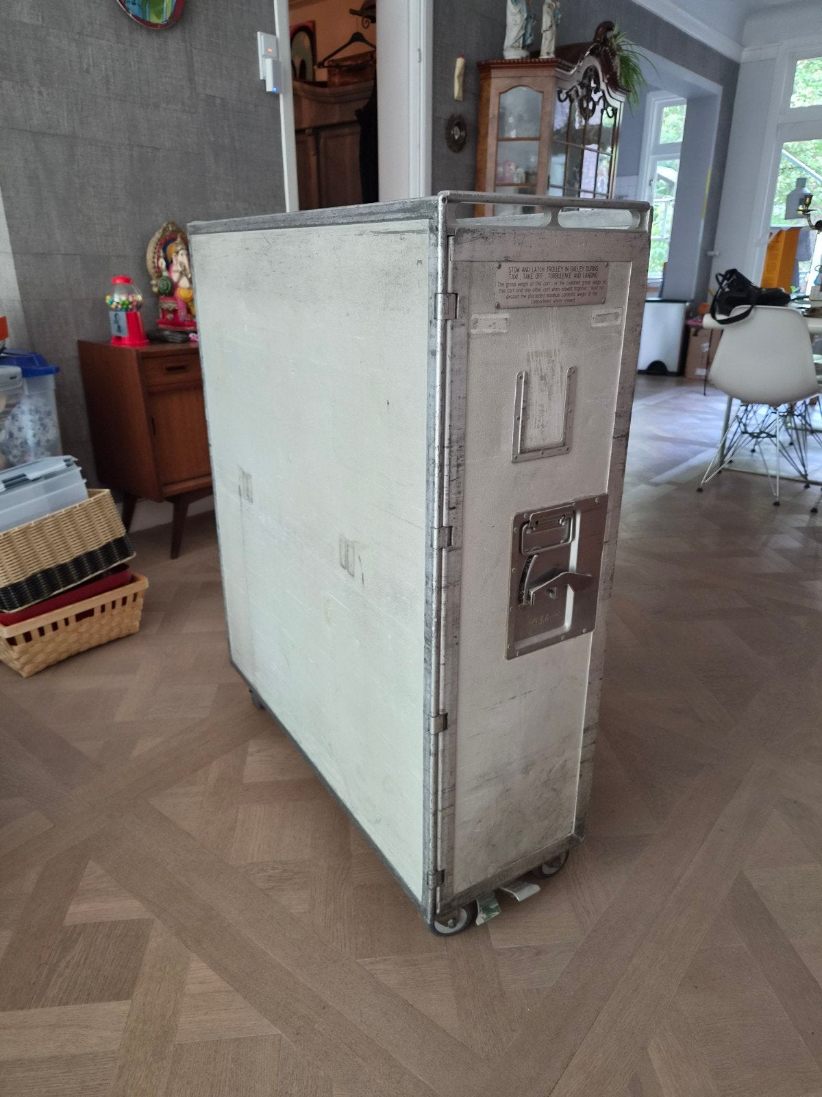 Originele KLM vliegtuig trolley - Gebruikt maar functioneel, Ophalen
