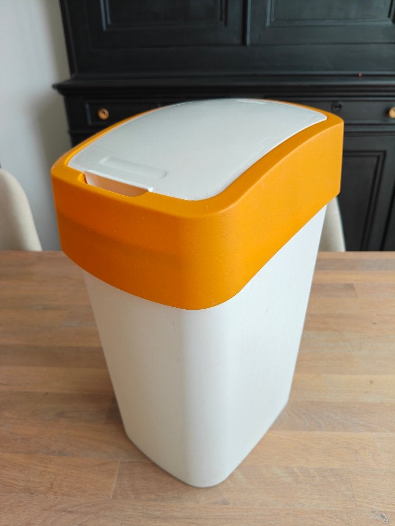 Curver Vuilnisbak, Kunststof, Gebruikt, Ophalen of Verzenden, 20 tot 30 liter