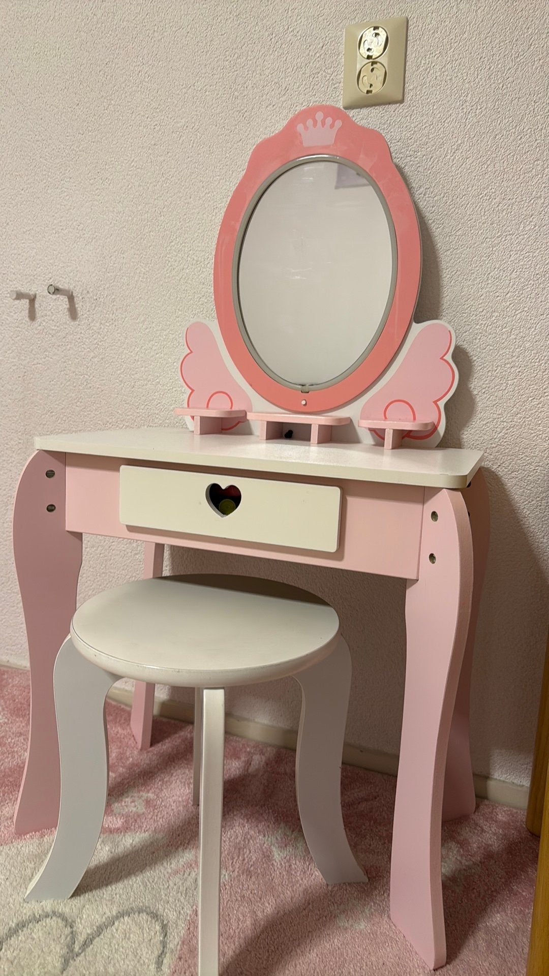 Kinder make up tafel met licht, Ophalen, Zo goed als nieuw, 50 tot 100 cm, Minder dan 100 cm