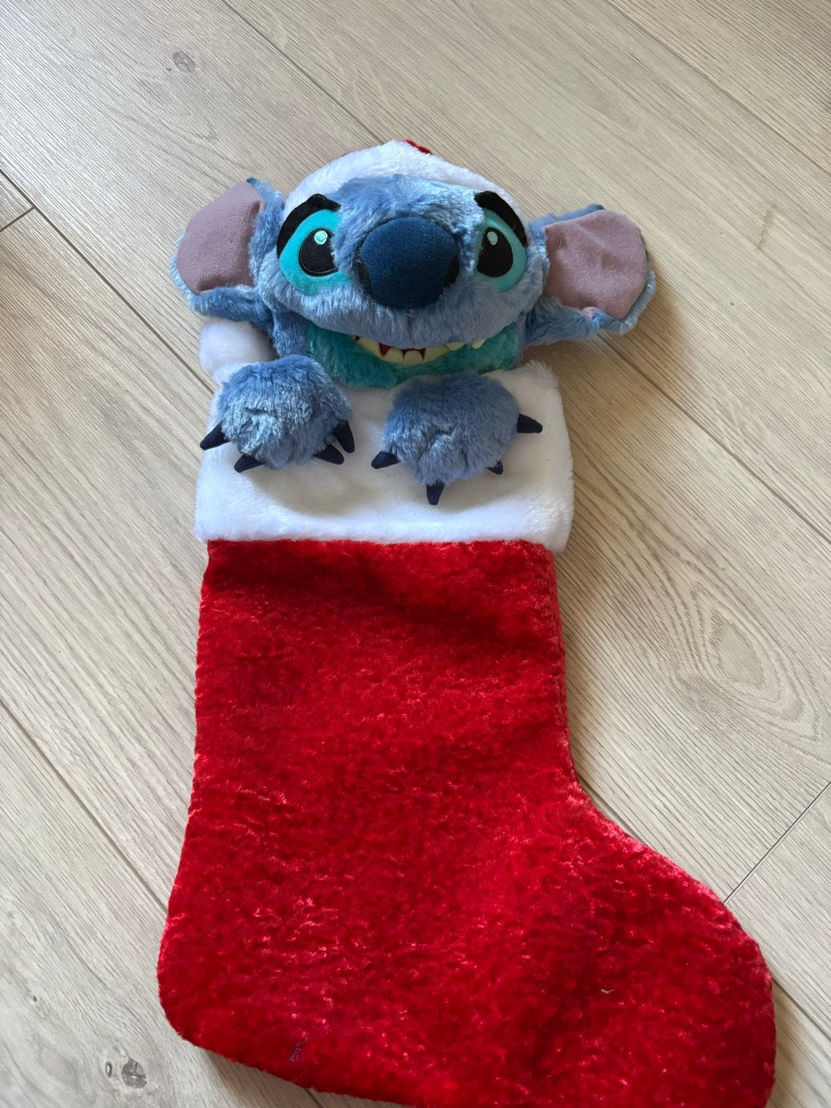 Stitch kerstsok, Ophalen of Verzenden, Zo goed als nieuw