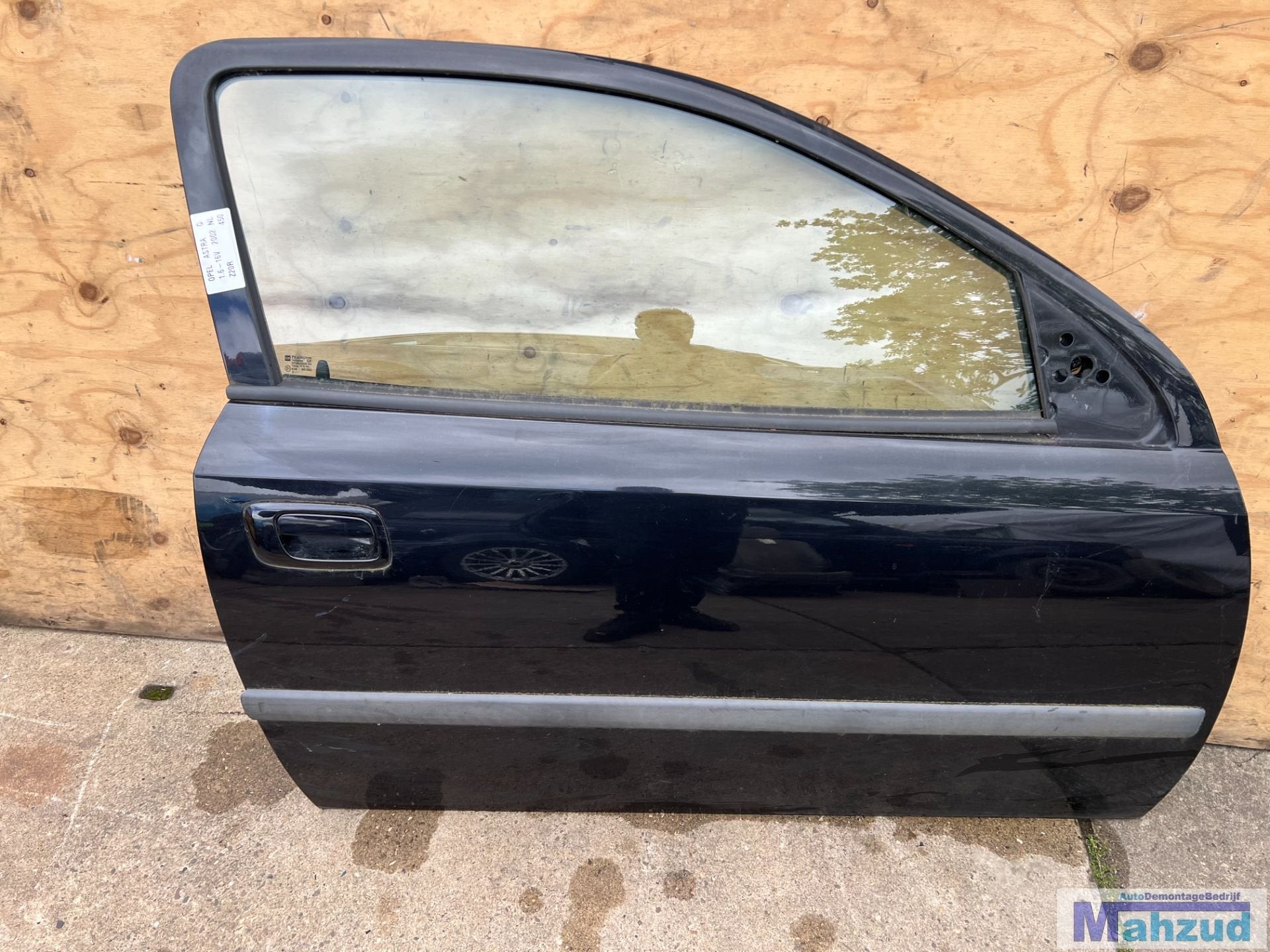 OPEL ASTRA G zwart Z20R Rechts deur 3deurs 1998-2004, Auto-onderdelen, Gebruikt, Deur, Opel Automobile GmbH, Ophalen of Verzenden
