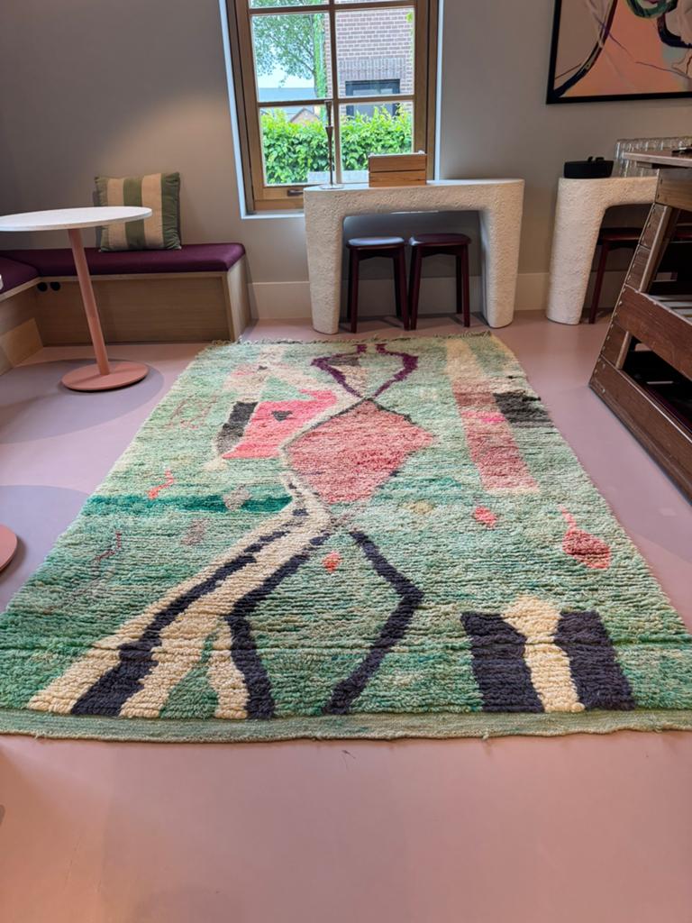 Prachtig Handgeknoopt Marokkaans Kleed 270 x 165 cm | Nieuw, Ophalen, 150 tot 200 cm, Rechthoekig, Nieuw