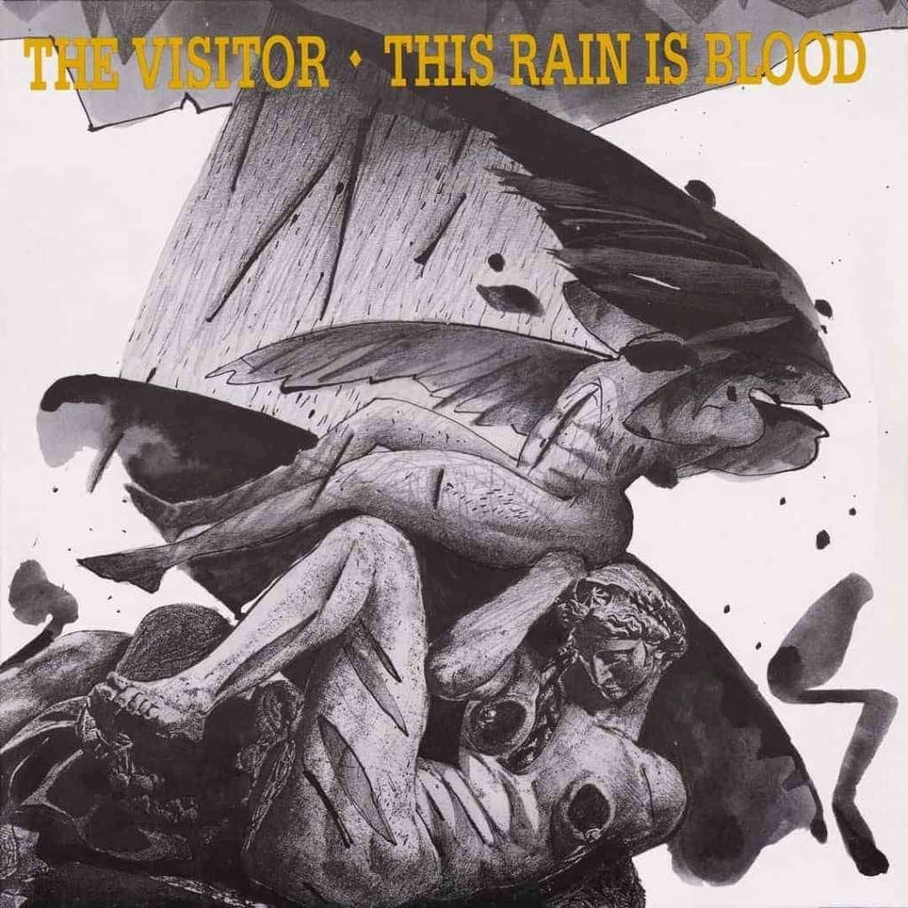 the visitor / this rain is blood - punk/new wave/nederpunk, LP, Gebruikt, Verzenden, Punk Rock