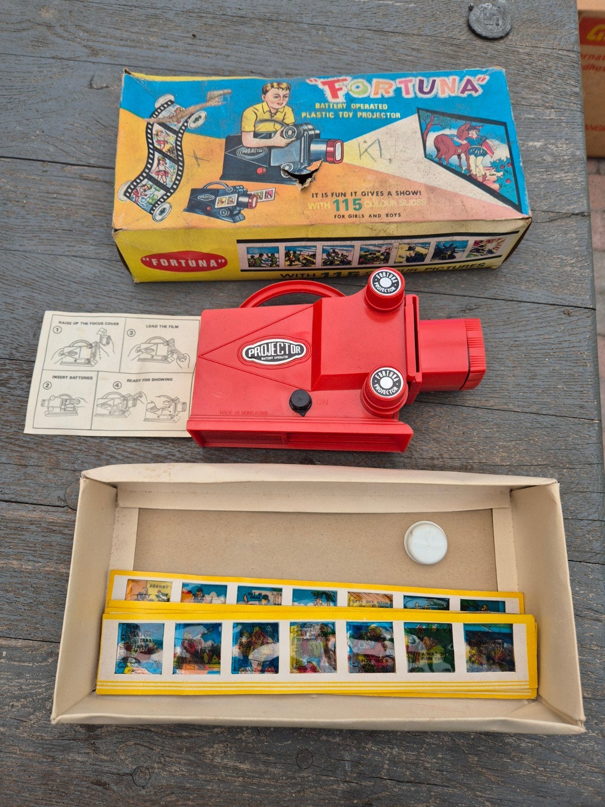 Vintage Fortuna Speelgoed Projector, Ophalen of Verzenden