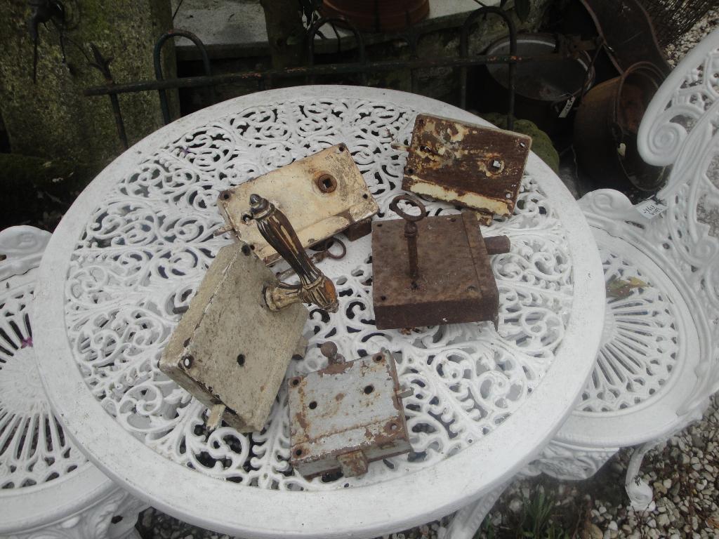 div antieke sloten, Ophalen of Verzenden, Gebruikt, Koper of Messing, Slot