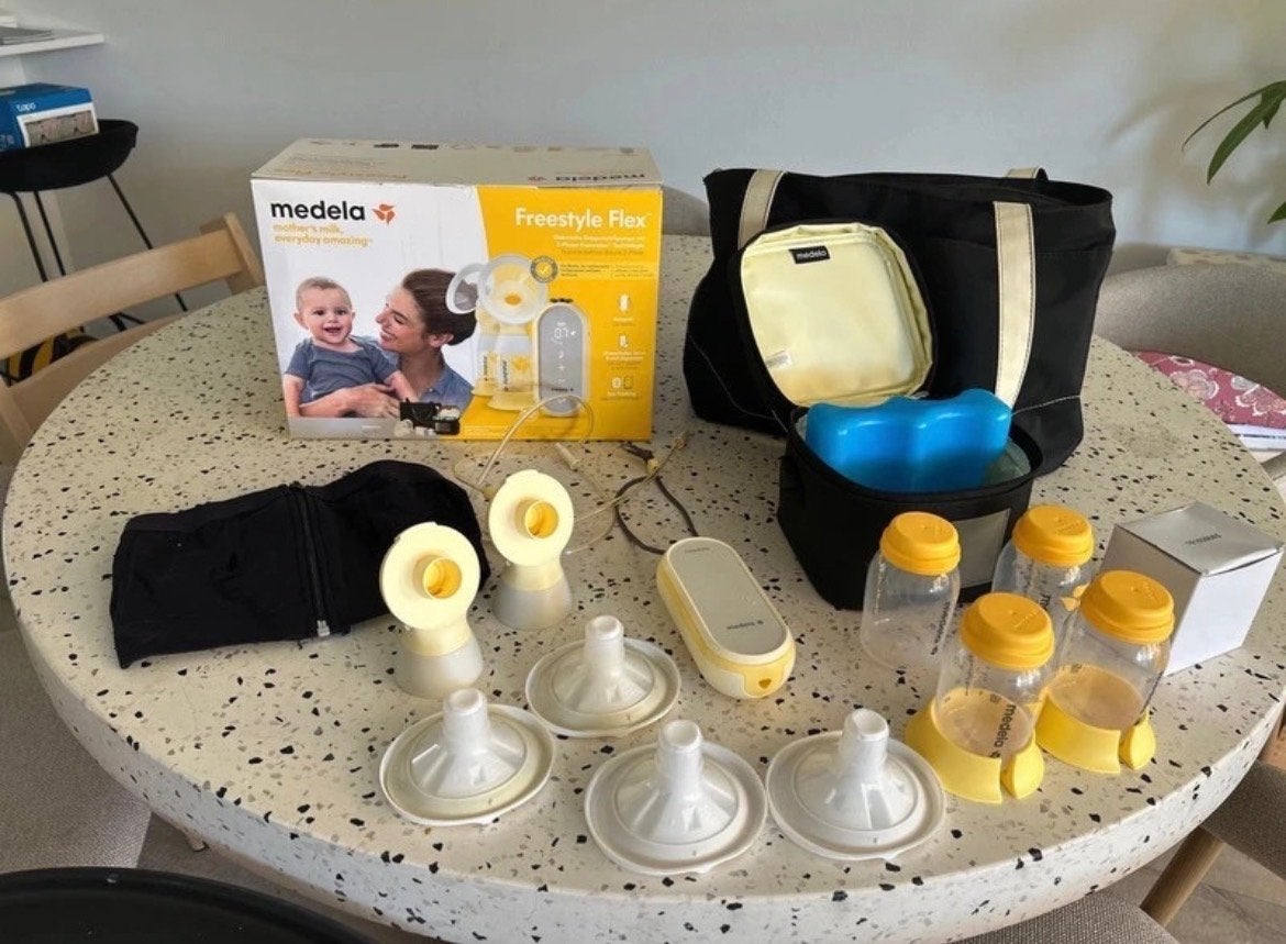 Medela Freestyle Flex Dubbele Elektrische Borstkolf Set, Ophalen, Gebruikt