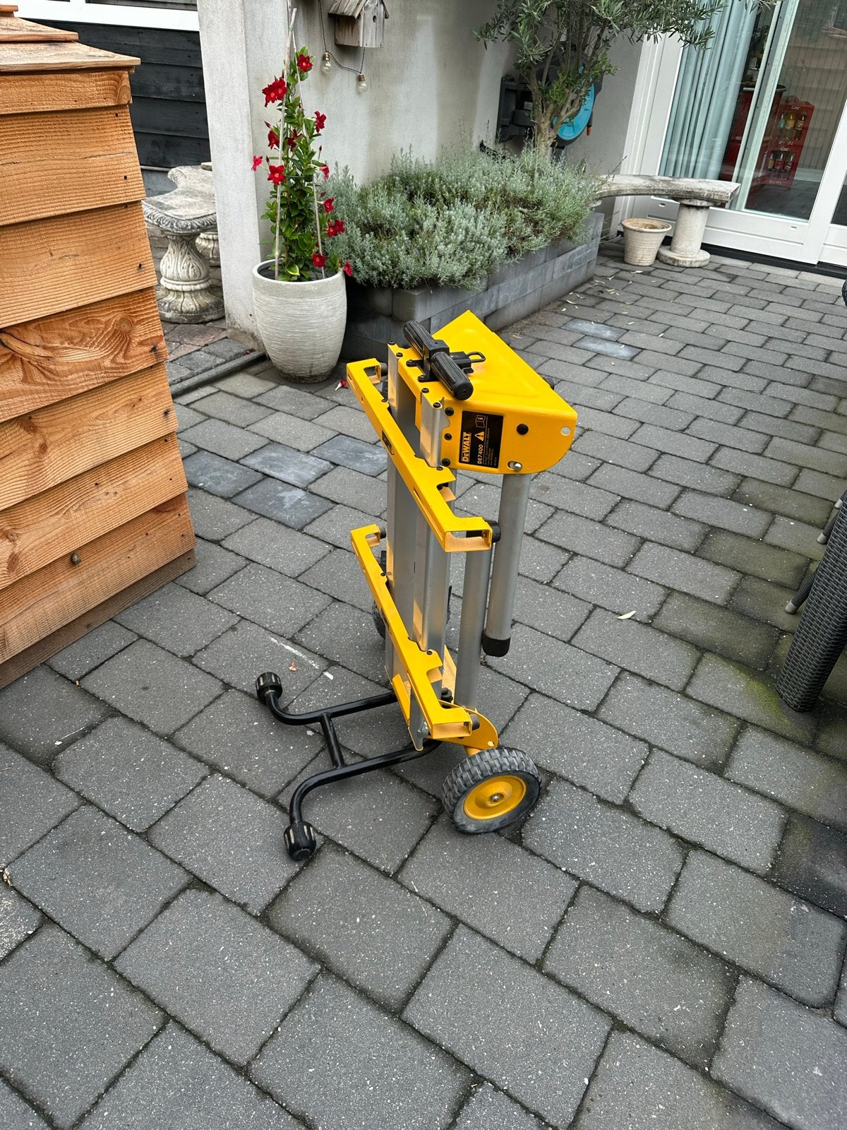 DeWalt DE7400 Zaagtafel onderstel, Ophalen, 70 mm of meer, Overige typen, Zo goed als nieuw