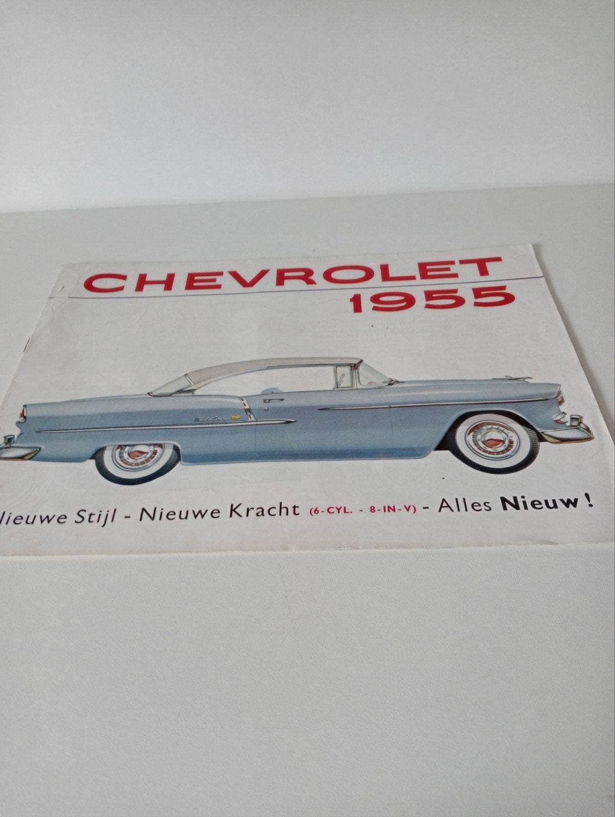 Chevrolet 1955 Brochure - Nieuwe Stijl, Nieuwe Kracht, Chevrolet, Ophalen of Verzenden, General Motors, Nieuw