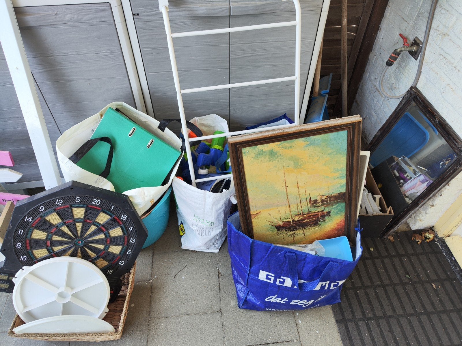 pakket rommelmarkt spullen gratis op te halen, Ophalen