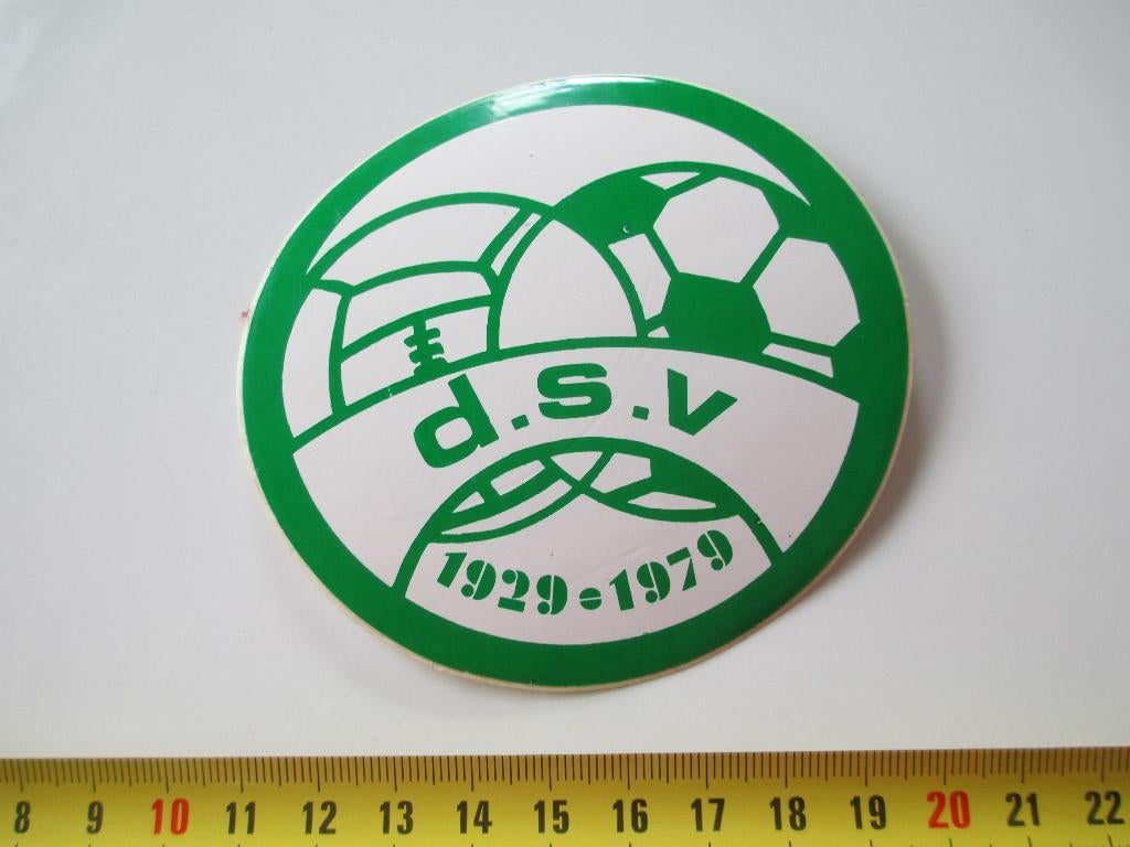 sticker D.S.V.  1929 - 1979  ( St Anthonis ???? ), Ophalen, Zo goed als nieuw