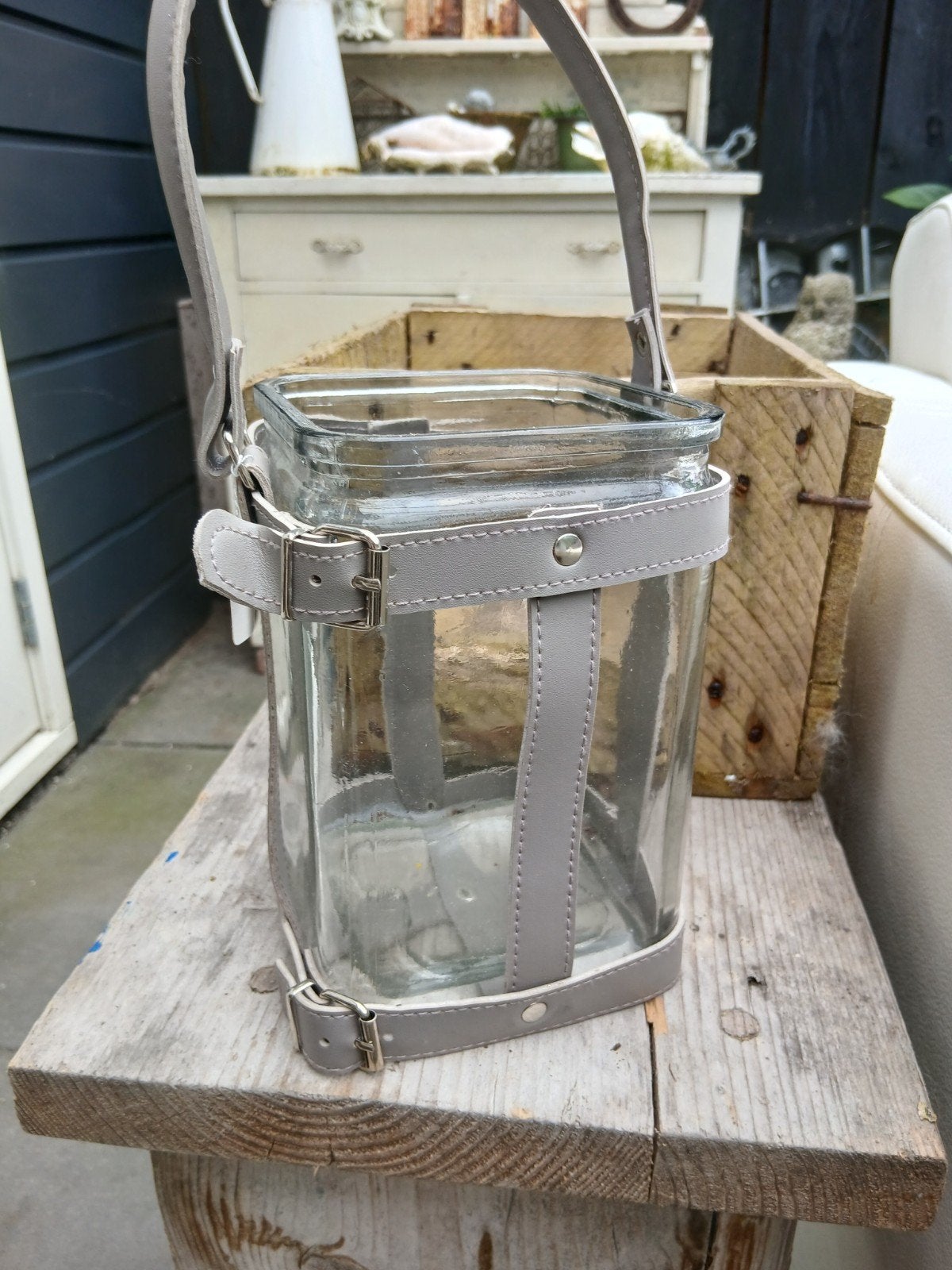 Stoer windlicht, Huis en Inrichting, Woonaccessoires | Overige, Ophalen of Verzenden, Nieuw