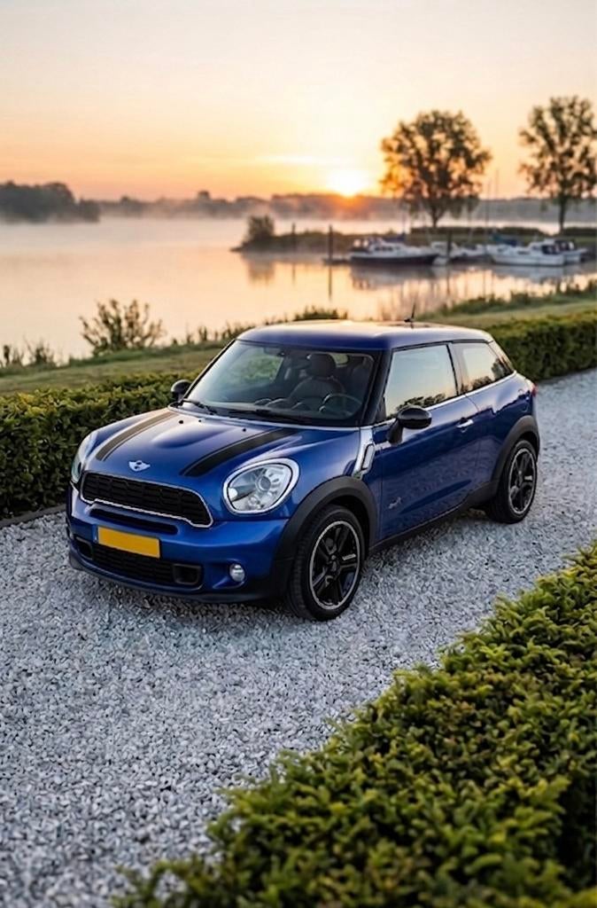 Prachtige Mini Cooper 1.6 Business Chili Paceman 90KW 2013, Voorwielaandrijving, 4 cilinders, Leder en Stof, Origineel Nederlands
