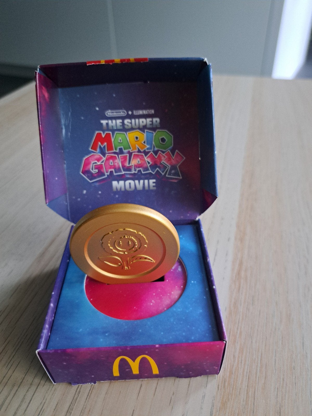 Super Mario gouden munt mc donalds, Verzamelen, Ophalen of Verzenden, Nieuw