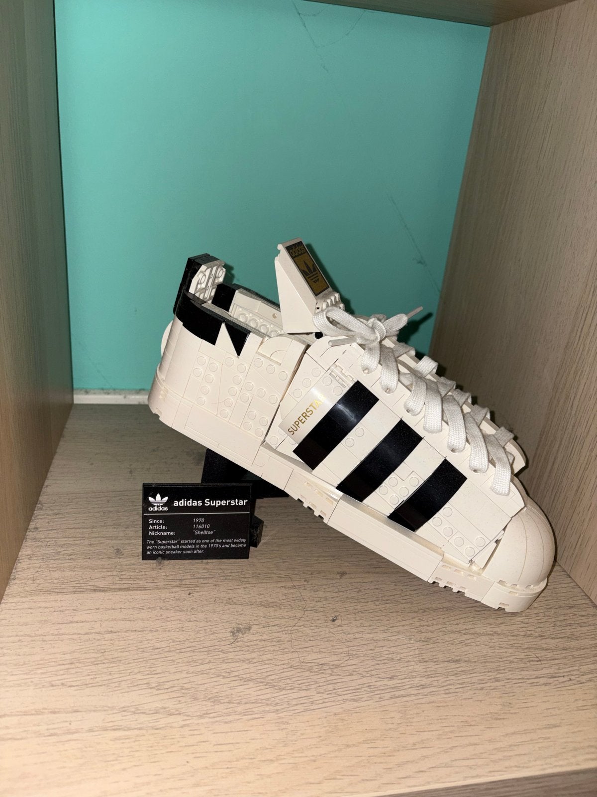 LEGO Adidas Superstar Sneaker Bouwpakket, Ophalen, Zo goed als nieuw, Overige merken