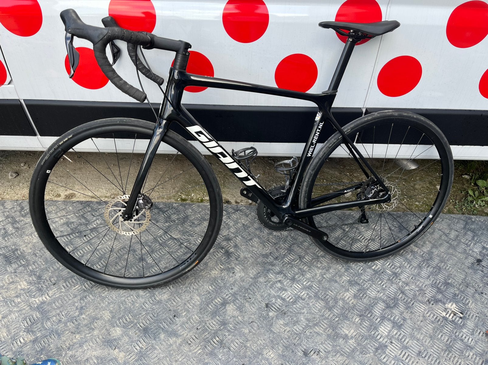 Carbon racefiets Giant TCR Advanced disc 0 DI2 :ML, Fietsen en Brommers, Fietsen | Racefietsen, Aluminium, Zo goed als nieuw, Meer dan 20 versnellingen