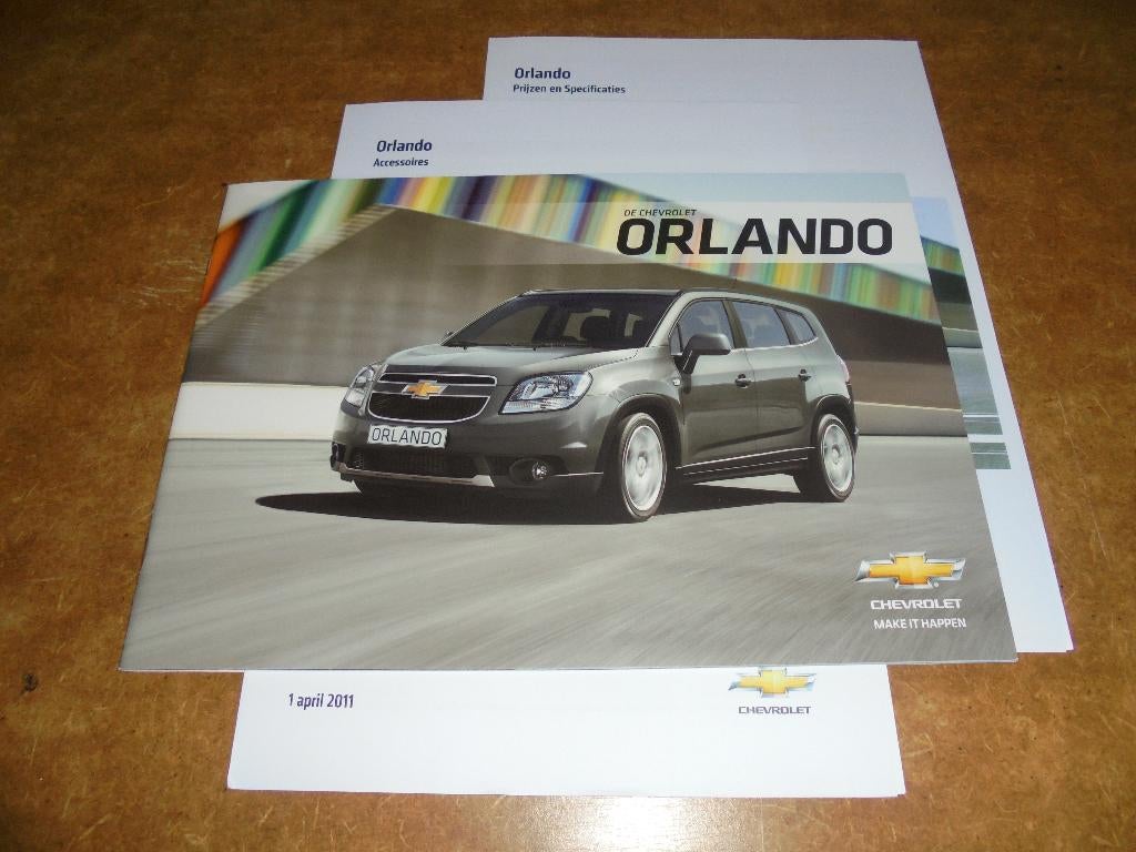 brochure Chevrolet Orlando  2012, Ophalen of Verzenden, Nieuw, Chevrolet