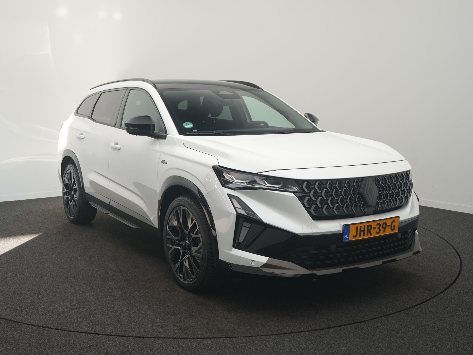 Renault Espace E-Tech full hybrid 200 esprit Alpine 5p. -Pac, Auto's, Gebruikt, Leder en Stof, Wit, Origineel Nederlands