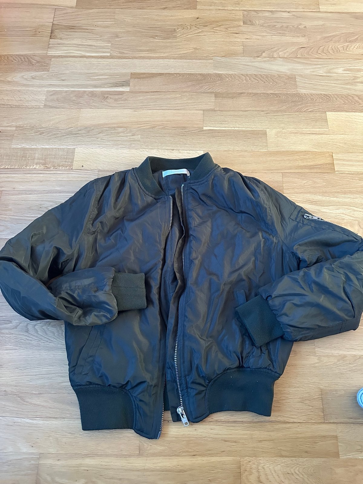 Dames Bomberjack Donkergroen - One Size, Ophalen, Gedragen, Maat 36 (S), Groen