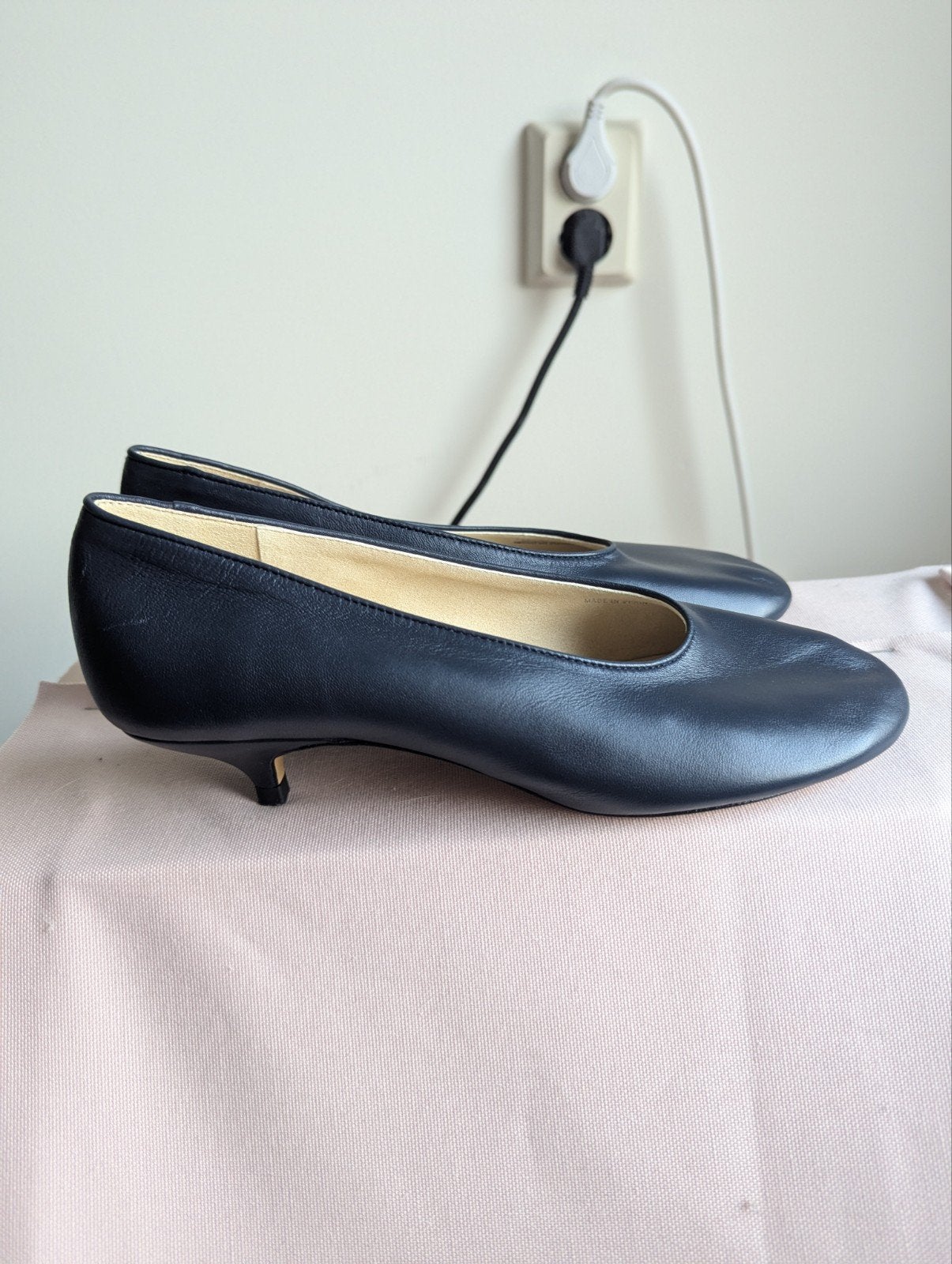 Massimo Dutti leren schoenen maat 39, Ophalen of Verzenden, Zo goed als nieuw, Blauw
