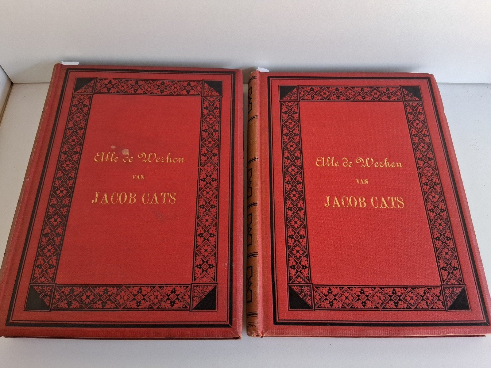 Alle de Werken van Jacob Cats - 2 Delen, Goede Staat, Antiek en Kunst, Verzenden, Jacob Cats