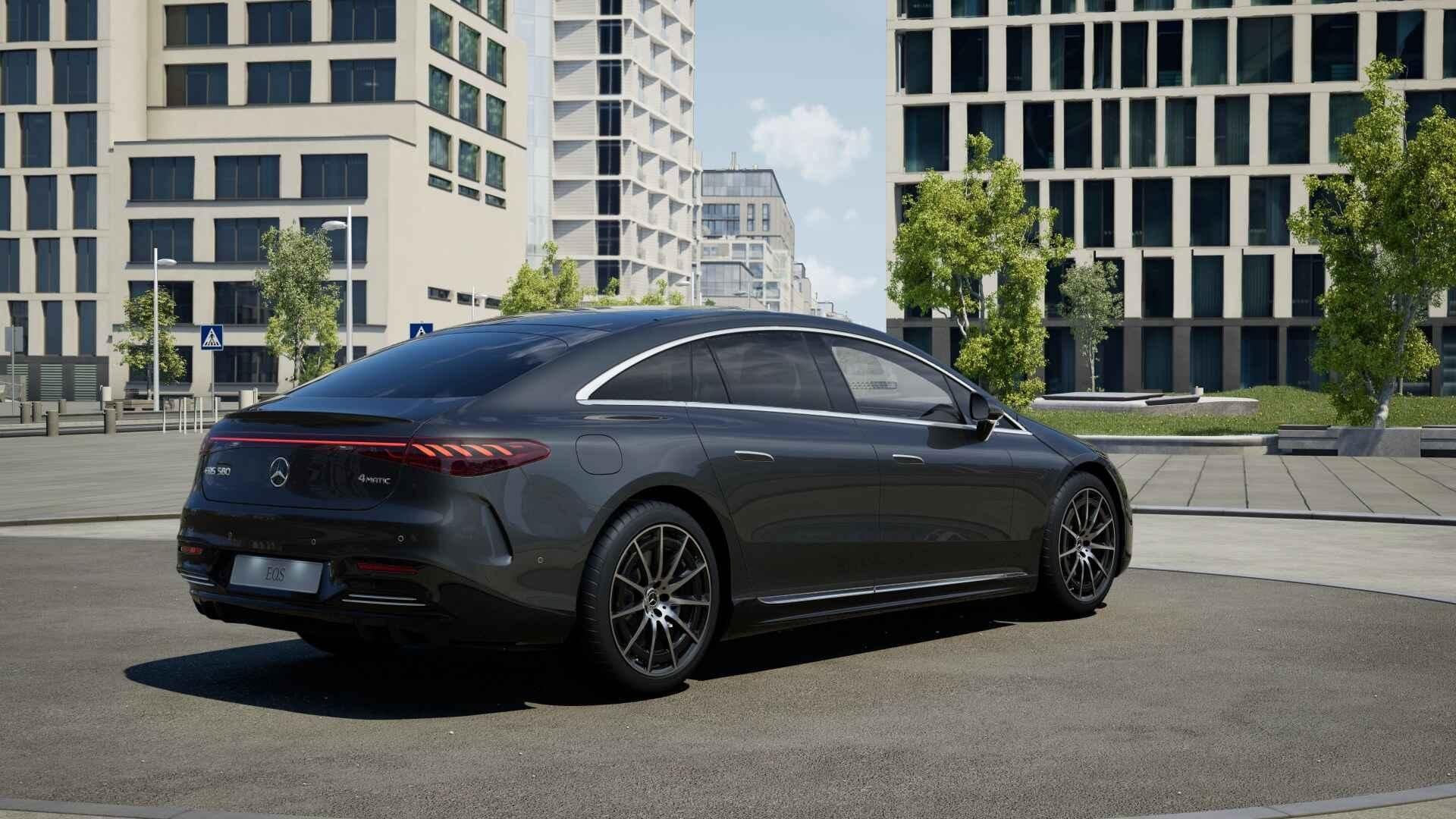 Mercedes-Benz EQS 580 4MATIC AMG Line 108 kWh | Luchtvering, Auto's, Automaat, Dealer onderhouden, 137 €/maand, Vierwielaandrijving