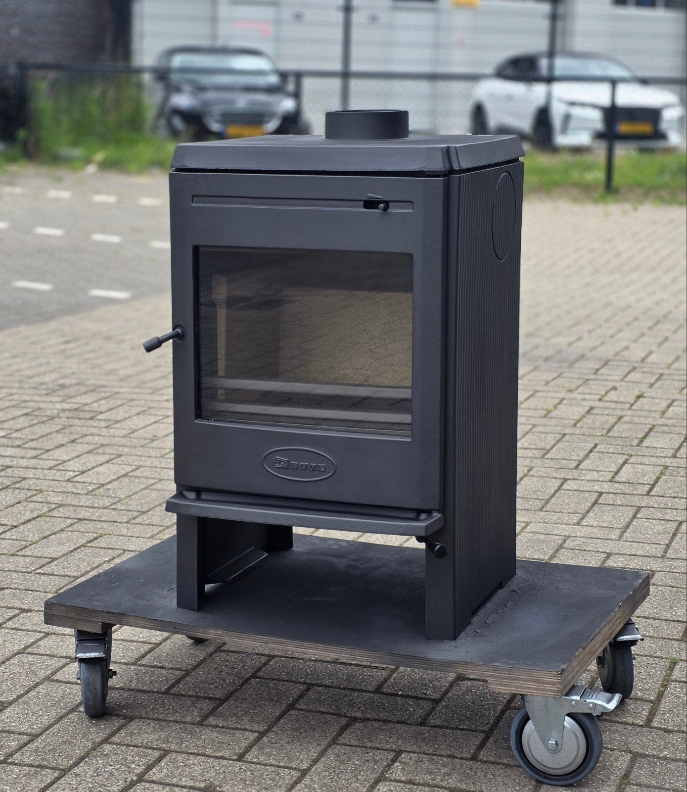 Houtkachel Dovre 350CB, Huis en Inrichting, Kachels, Houtkachel, Ophalen of Verzenden, Zo goed als nieuw, Vrijstaand
