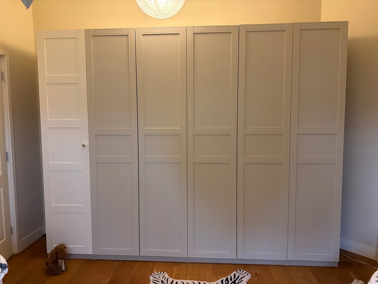 Pax-kasten Ikea: kledingkast, 6 deuren, veel opbergruimte, Ophalen, Gebruikt, 200 cm of meer, Met lade(s)