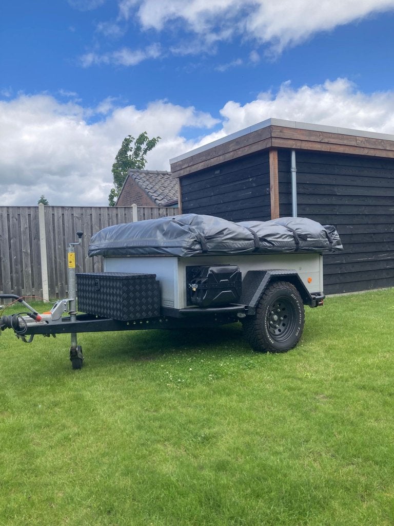 Vouwwagen Fat Freddy Offroad, Caravans en Kamperen, Vouwwagens, Ophalen, Campooz, Tot en met 2, Beige