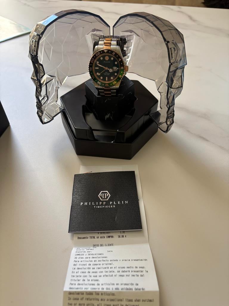 Philipp Plein Challenger horloge 10 maand oud, Sieraden, Tassen en Uiterlijk, Staal, Polshorloge, Zo goed als nieuw, Ophalen