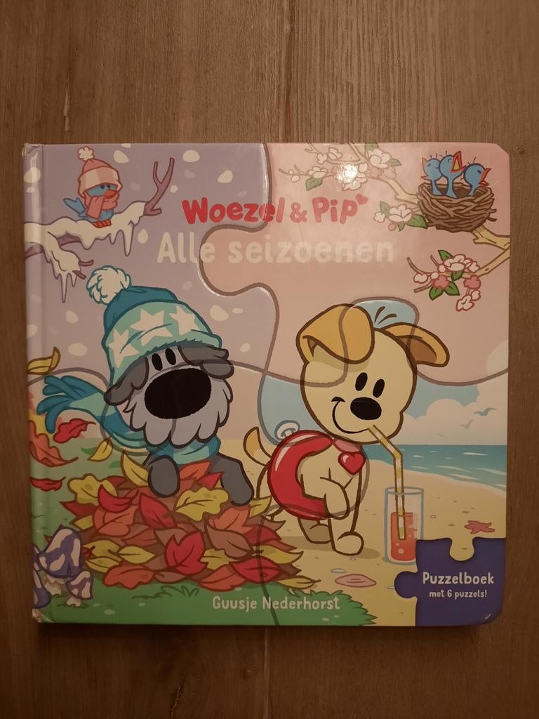 Puzzelboek Woezel en Pip - Alle seizoenen, Ophalen of Verzenden, Zo goed als nieuw, Guusje Nederhorst