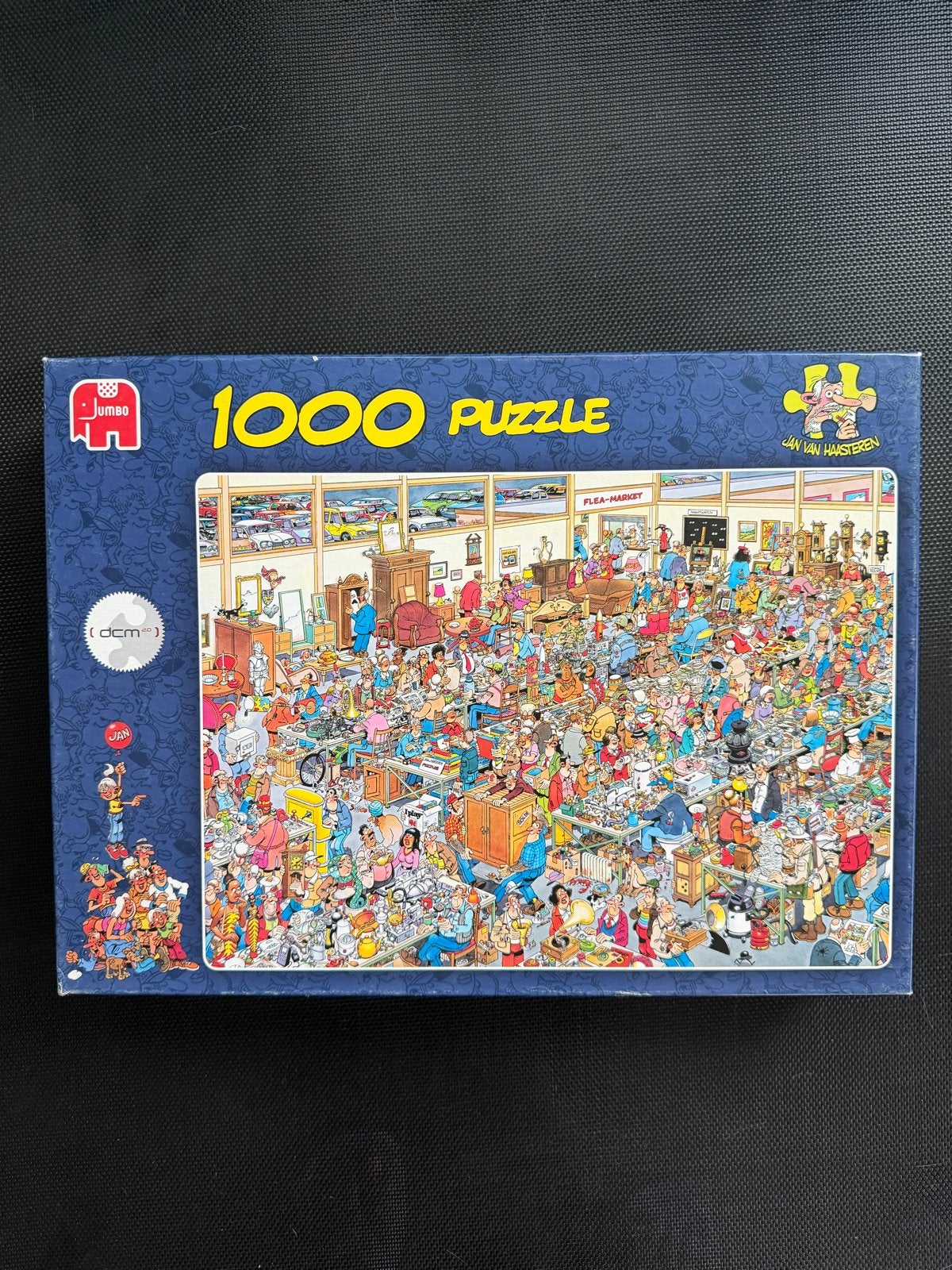 Jan van Haasteren Vlooienmarkt, Rommelmarkt, Ophalen, 500 t/m 1500 stukjes, Gebruikt, Legpuzzel