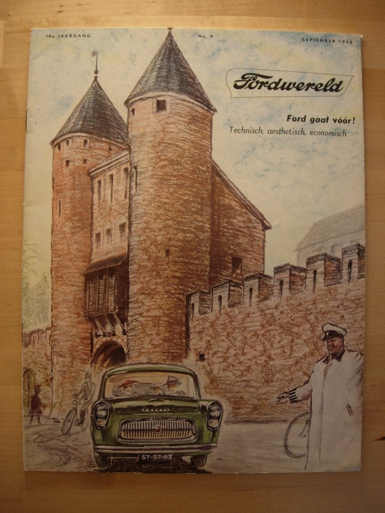 Ford Wereld September 1955 – Fordwereld, Boeken, Ford, Ophalen of Verzenden, Zo goed als nieuw, Ford