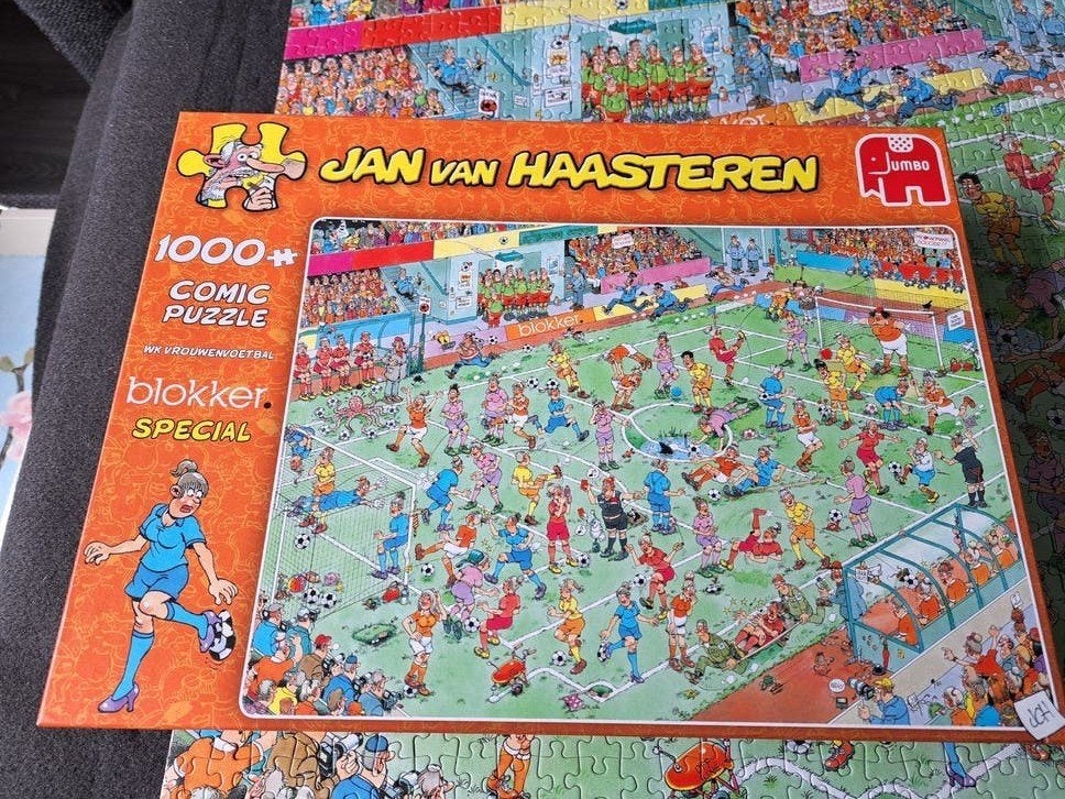 Jan van Haasteren puzzel, Hobby en Vrije tijd, Denksport en Puzzels, Ophalen, 500 t/m 1500 stukjes, Zo goed als nieuw