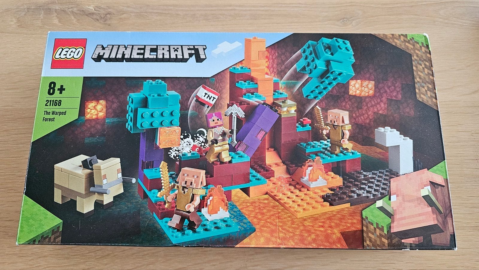 Lego 21168 Minecraft The Warped Forest, Lego, Ophalen of Verzenden, Zo goed als nieuw, Compleet