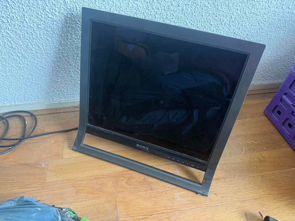 Sony computer TFT LCD 19" scherm SDM-HS 95P, Ophalen, Zo goed als nieuw, Overige typen, Overige resoluties