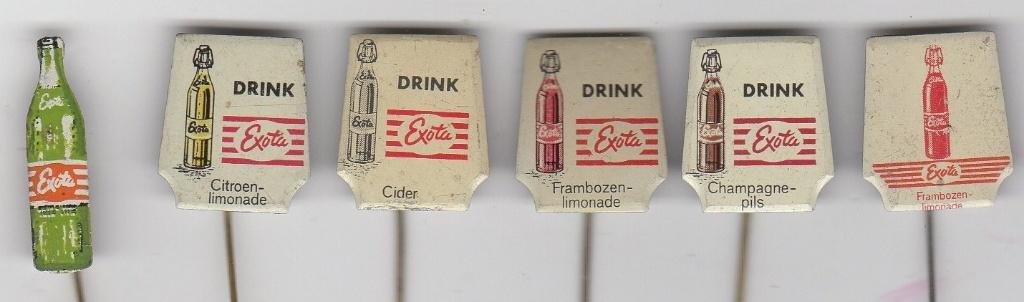 6 speldjes EXOTA LIMONADE (A5), Verzamelen, Ophalen of Verzenden, Gebruikt, Overige onderwerpen