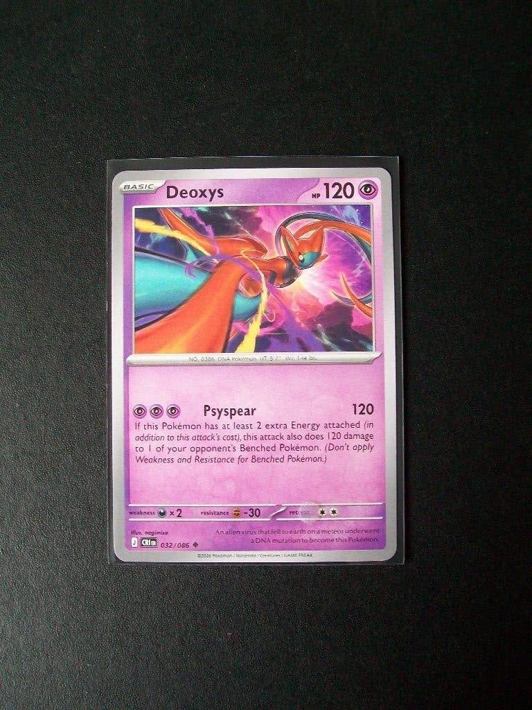 2610: Nieuwe Pokemon Kaart DEOXYS HP 120 (031/086), Verzenden, Nieuw, Losse kaart, Foil