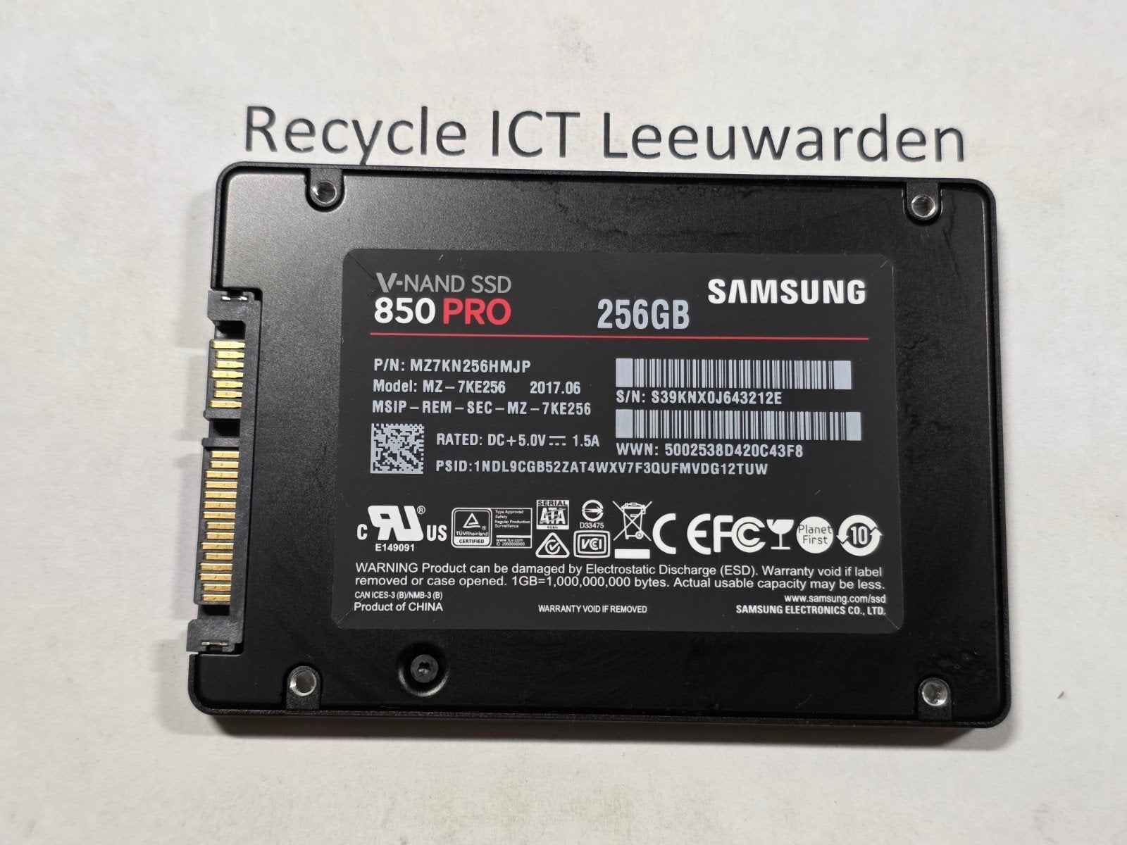 Samsung 850 PRO V-NAND SSD 256GB - Snelle opslag, Intern, Gebruikt, ., Ophalen of Verzenden