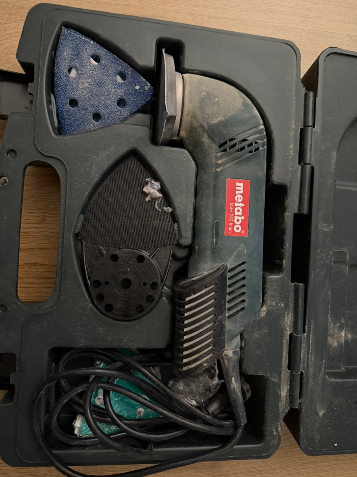 Metabo DSE 280 Intec deltaschuurmachine in koffer – 280W, Ophalen, Zo goed als nieuw