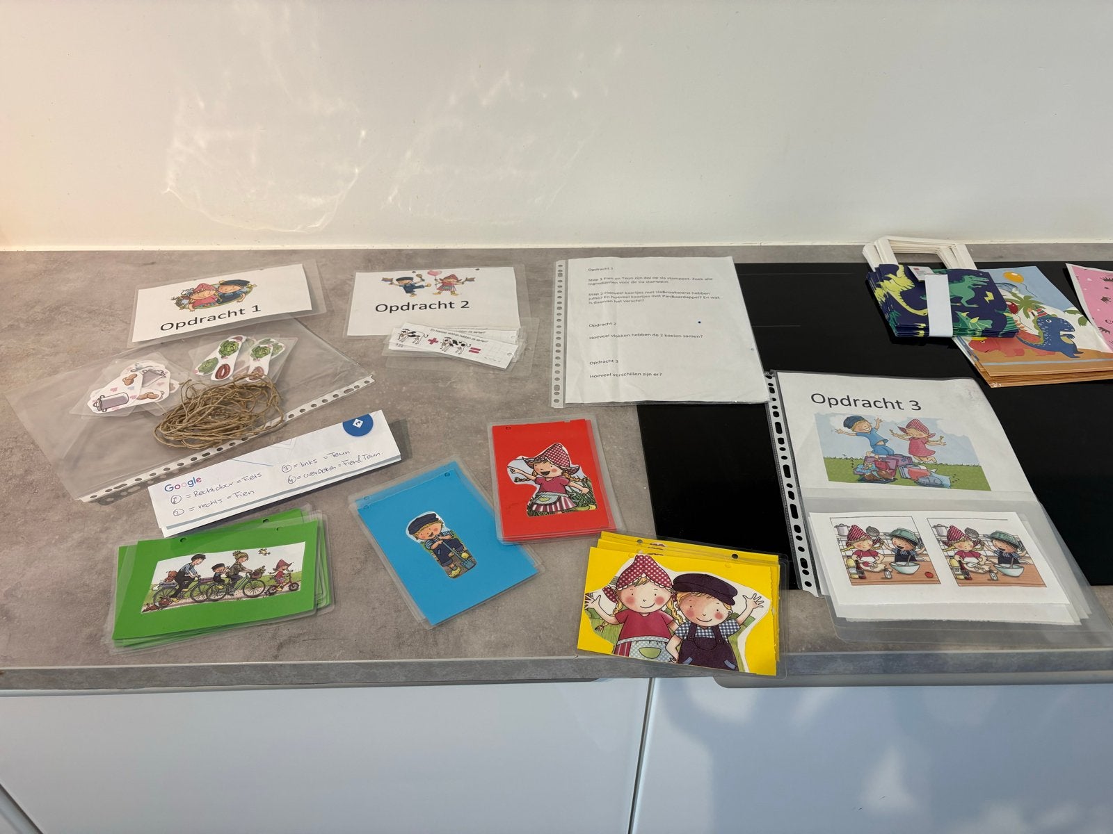 Fien en Teun Speurtocht Kinderfeestje, Ophalen, Gebruikt, Feestartikel, Verjaardag