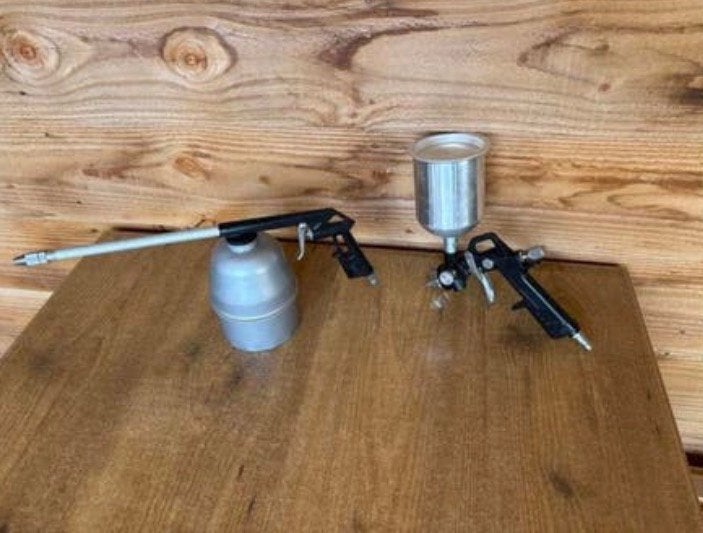 Compressor verfspuit en vloeistof spuit, Ophalen of Verzenden, Nieuw