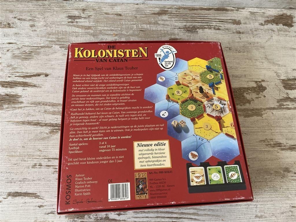 Kolonisten van Catan bassispel houten versie [s481], Verzenden, Zo goed als nieuw